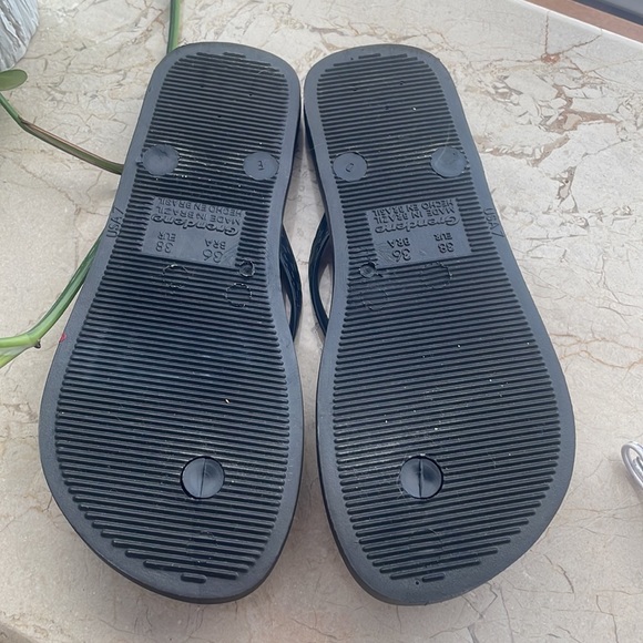 IPANEMA Classica Happy X Fem-Flip Flops Black and Pink Floral Wm Sz US 7 EUR 36 - Picture 4 of 6